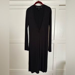 Cardigan with one button